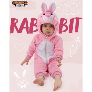 Coelho Em Tecido Welsoft Kids Size 18 M Girls Pink Long Sleeve